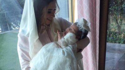 Buse Terim kızının yüzünü ilk kez gösterdi