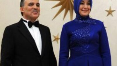 Hayrunnisa Gül’ün resepsiyon kıyafeti