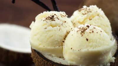 Süt içermeyen vegan dondurma