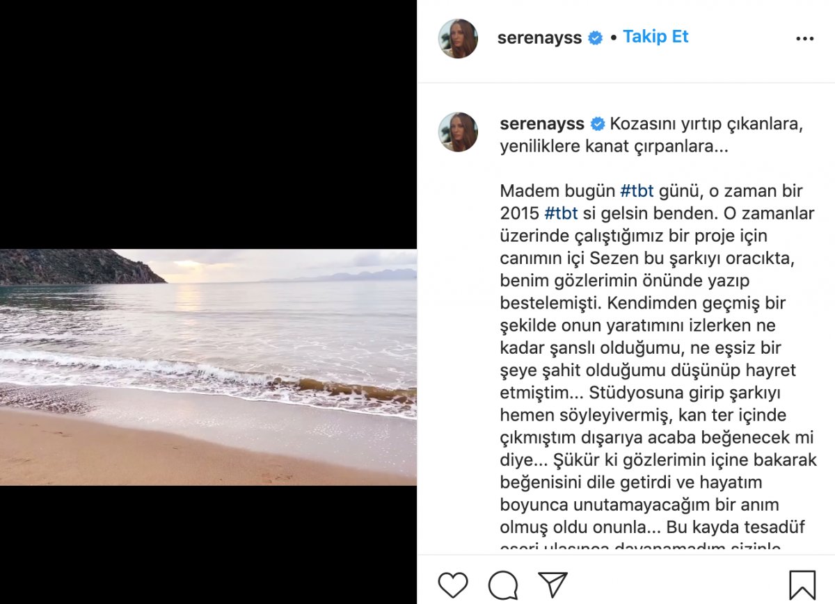 Serenay Sarıkaya: Sezen Aksu benim için şarkı yazdı #3