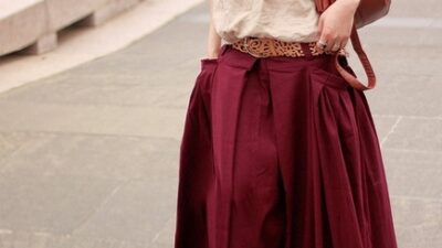Çağdaş Cepli Uzun Etek-Modelleri